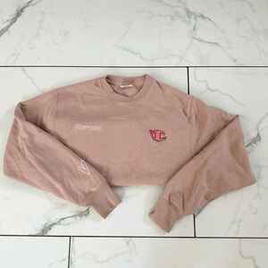 Champion Women's Mauve Crew Neck Sweater